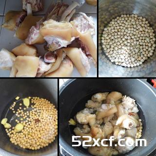 豌豆蹄花汤的做法