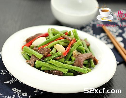 豆角炒猪心的做法