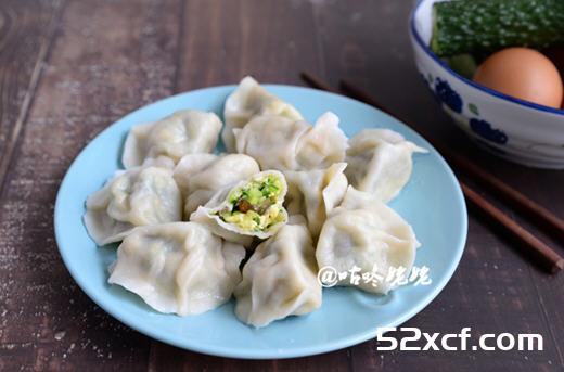 黄瓜鸡蛋水饺的做法