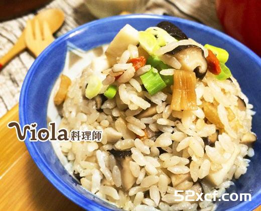干贝竹笋炊饭的做法