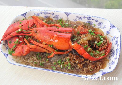 蒜蓉粉丝蒸波士顿龙虾的做法