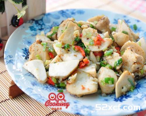 辣味椒盐杏鲍菇的做法