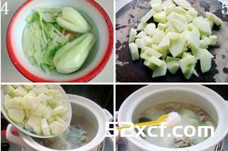 佛手瓜骨头汤的做法