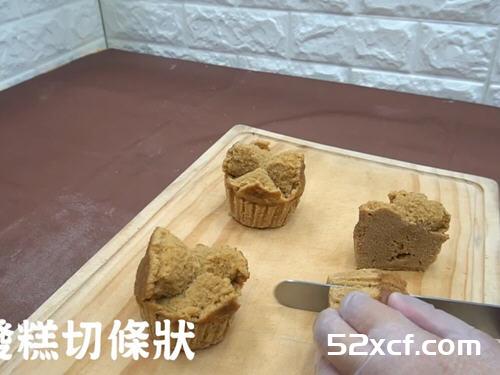 炸红糖发糕条的做法