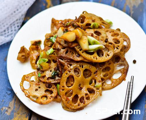干煸莲藕的做法