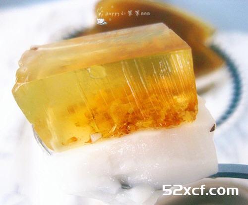 椰汁桂花水晶冻糕的做法