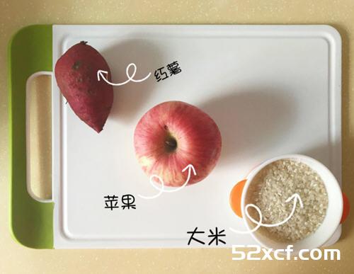 宝宝吃的红薯苹果粥做法