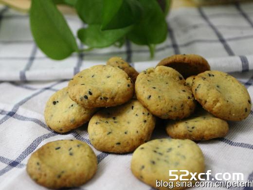 全麦芝麻饼干的做法
