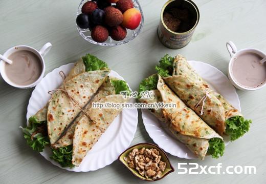 香葱鸡蛋卷饼的做法