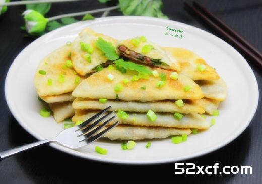 鲜肉香葱煎饼的做法