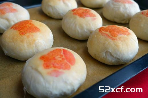 解用汤面法怎么做绿豆沙肉松饼