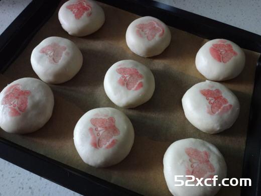 解用汤面法怎么做绿豆沙肉松饼