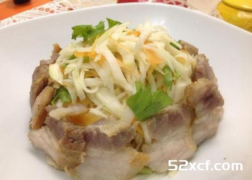 咸猪肉佐皎白笋丝的做法