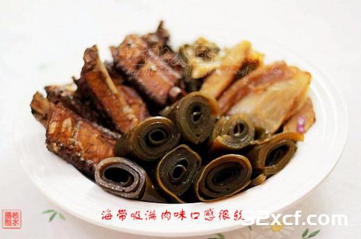 排骨海带干菜酥锅的做法