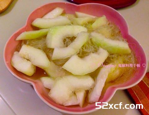 樱花虾粉丝蒸冬瓜的做法