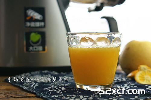 香橙梨子汁的做法