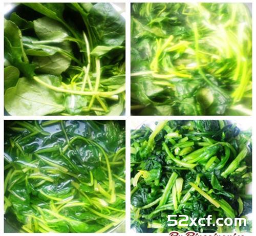 海螺拌菠菜的做法