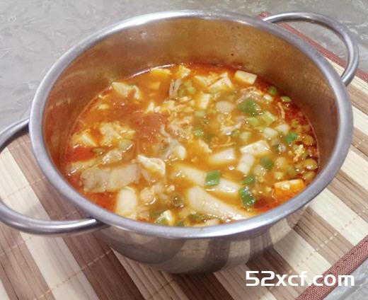 韩式辣豆腐汤的做法