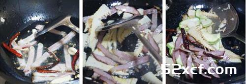 春笋干煸咸肉的做法
