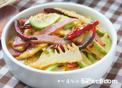 春笋干煸咸肉的做法