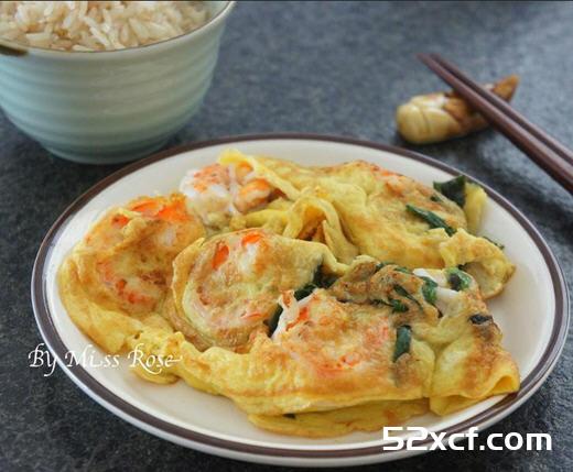 九层塔虾仁煎蛋的做法