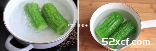 苦瓜酿南瓜的做法