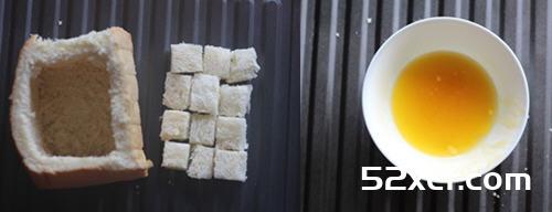 芋圆蜂蜜厚多士的做法