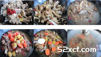 栗子烧羊排的做法