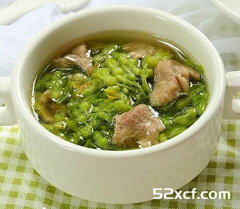 夜兰花肉片汤的做法