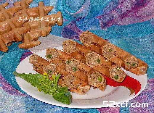 葱香灯影牛肉松饼的做法