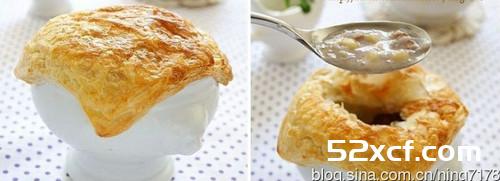 酥皮玉米浓汤的做法