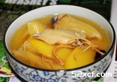 虫草花胶鸡腿炖汤的做法教