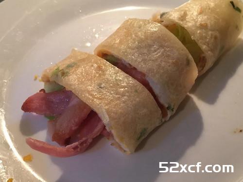 简易版培根蛋饼的做法
