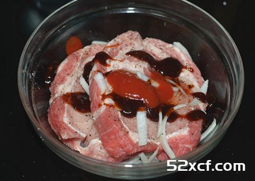 烤箱烤梅花肉的做法