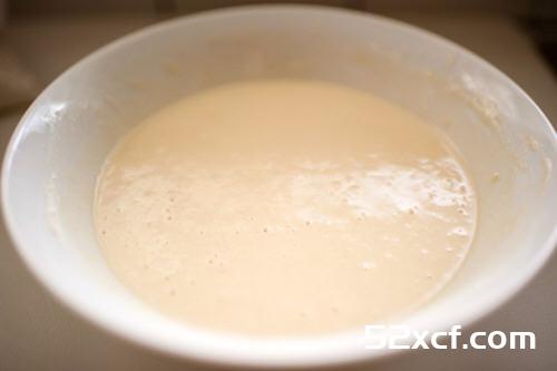 蜂蜜奶油格子松饼的做法