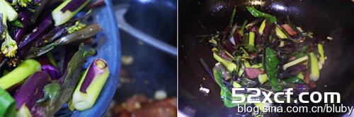 红菜苔炒腊肉的做法