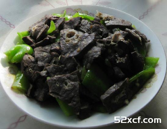 尖椒炒肺子的做法