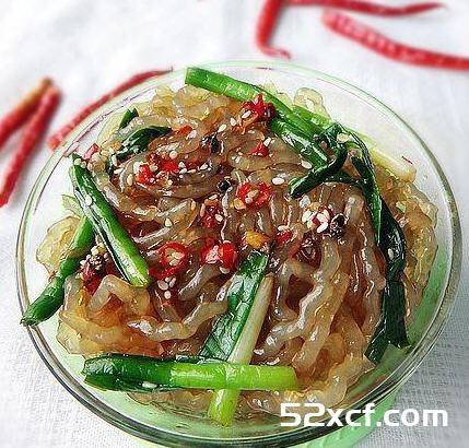 韭菜拌粉条的做法