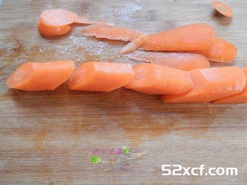 胡萝卜怎么切成菱形图文教程