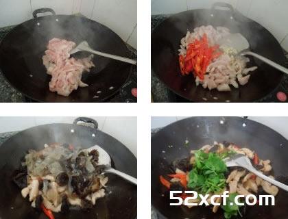 粉皮炒肉的做法