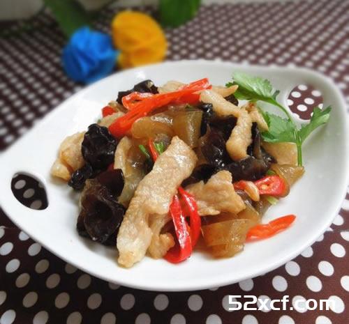 粉皮炒肉的做法