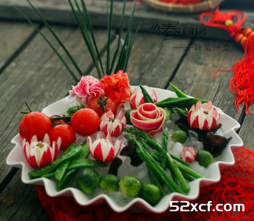 春色满园蔬菜拼盘的做法
