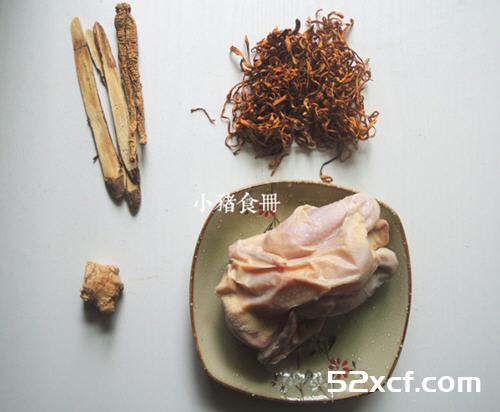 虫草药膳土鸡的做法