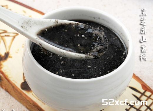 黑芝麻山药糊的做法