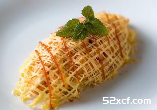 蕾丝金网蛋包饭的做法