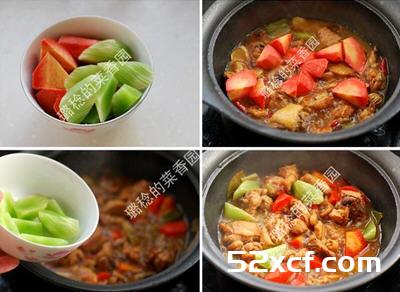 青笋烧鸡块的做法