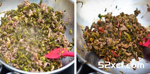 酸菜牛肉末的做法
