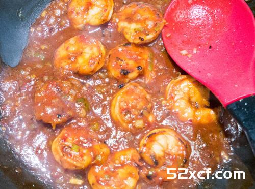 日式中华料理：干烧辣炒虾仁