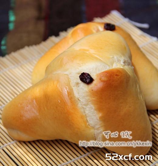 葡萄干三角面包的做法