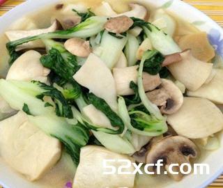 浓汤杂菌浸菜苗的家常做法